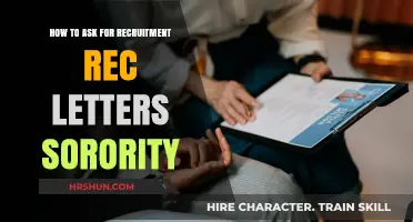 Sorority Recruitment: Crafting the Perfect Recommendation Letter Request