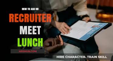 Lunch Meeting with HR Recruiter: Tips and Tricks