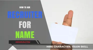 Networking Insights: How to Ask a Recruiter for Their Name