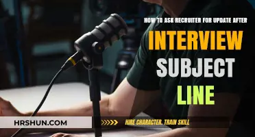 Post-Interview Follow-Up: Crafting the Perfect Email Subject Line