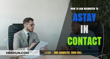 Staying Connected: How to Politely Ask Recruiters to Keep in Touch