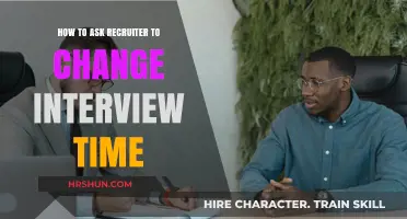 Rescheduling Your Interview: A Guide to Communicating with Recruiters