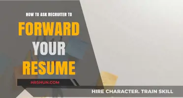Strategic Steps to Request a Recruiter to Forward Your Resume