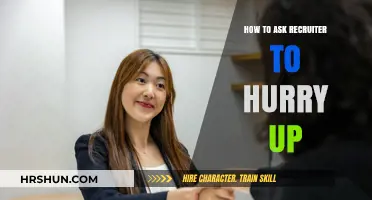 Expediting the Hiring Process: How to Politely Urge Recruiters
