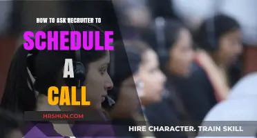 Proactive Steps to Schedule a Call with a Recruiter