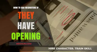 Proactive Job Search: How to Inquire About Openings with Recruiters