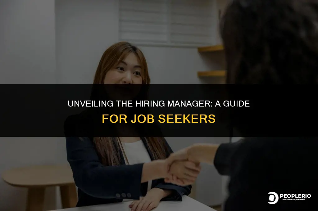 how to ask recruiters who the hiring manager is