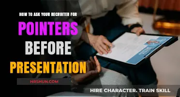 Presentation Prep: Getting Insider Tips from Your Recruiter