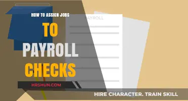 Streamlining Payroll: A Guide to Efficient Job-Check Assignment