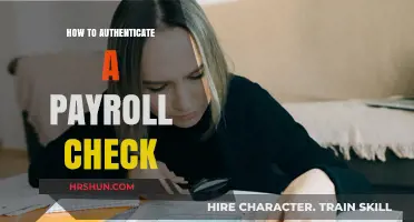 Verifying Your Earnings: A Step-by-Step Guide to Authenticating Payroll Checks