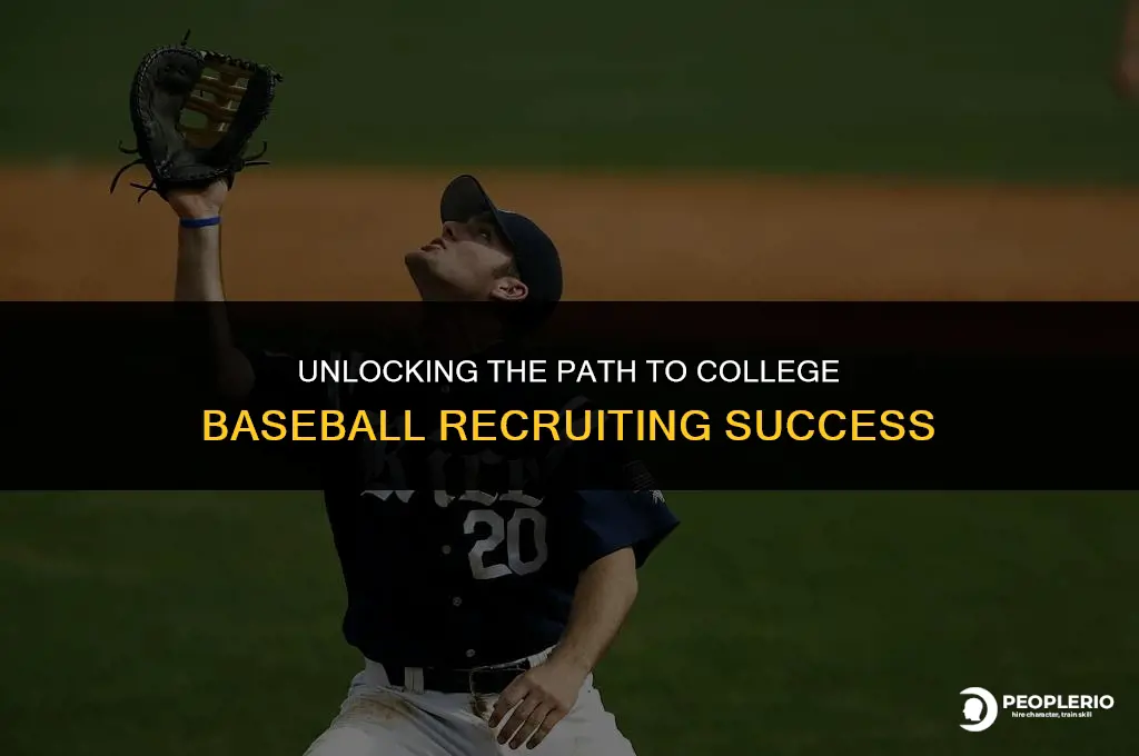 how to become a college baseball recruiter