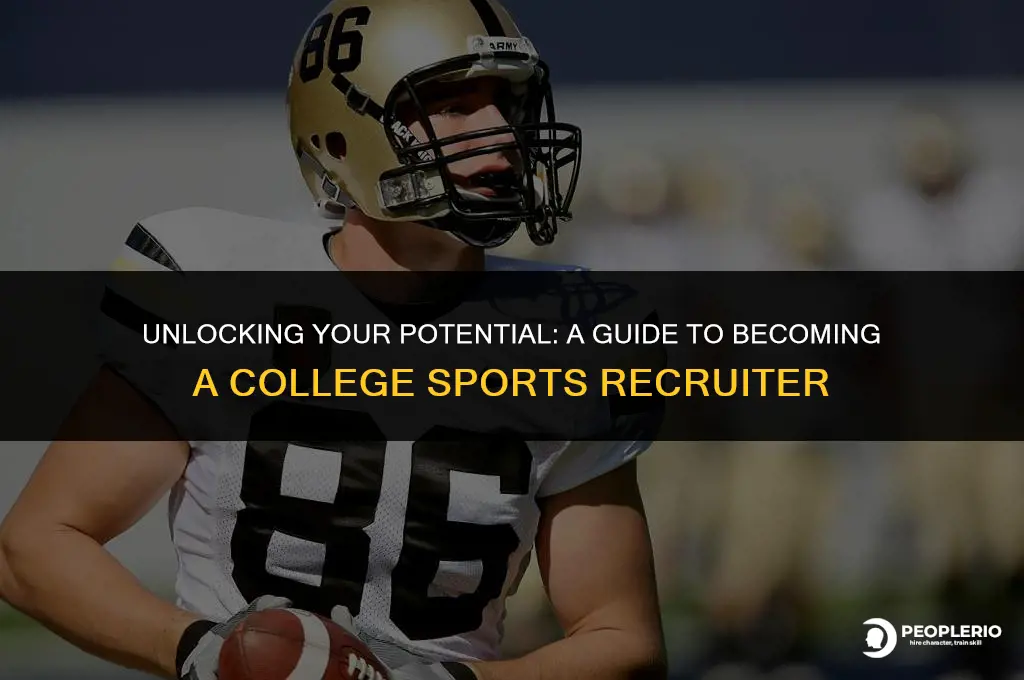 how to become a college recruiter for sports