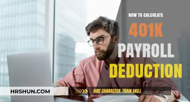 Maximize Your Retirement Savings: A Simple Guide to Calculating 401(k) Payroll Deductions