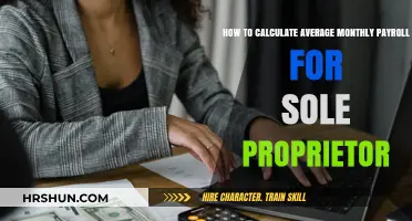 Calculating Your Monthly Payroll as a Sole Proprietor: A Simple Guide
