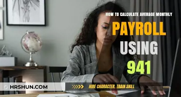 Mastering Payroll: A Step-by-Step Guide to Calculating Average Monthly Payroll Using Form 941