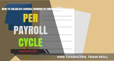 Efficient Payroll Management: Calculating Average Employees per Cycle
