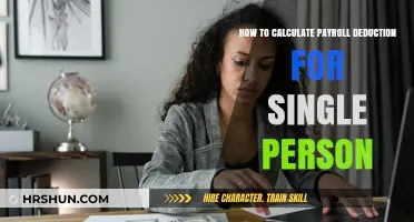 Simplifying Payroll Deductions for Single Employees: A Step-by-Step Guide