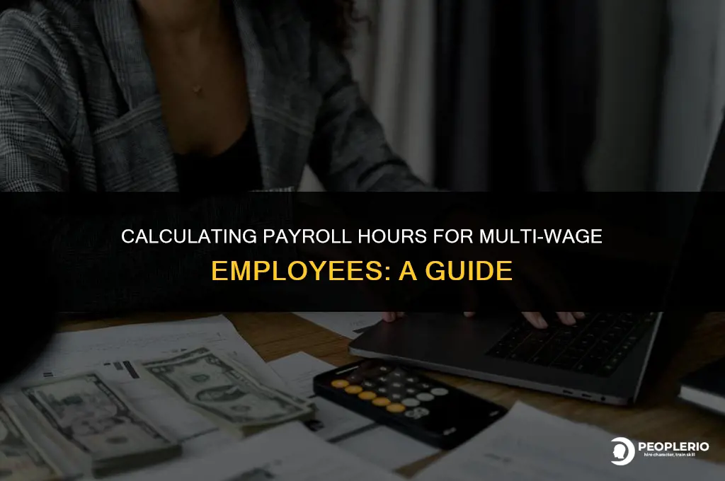 how to calculate payroll hours when employees earn multiple wages