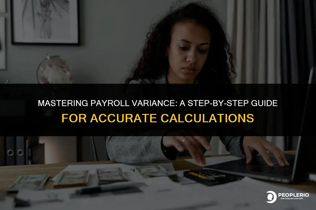 how to calculate payroll variance