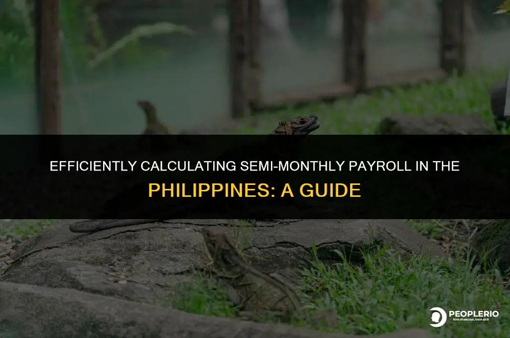 how to calculate semi monthly payroll philippines