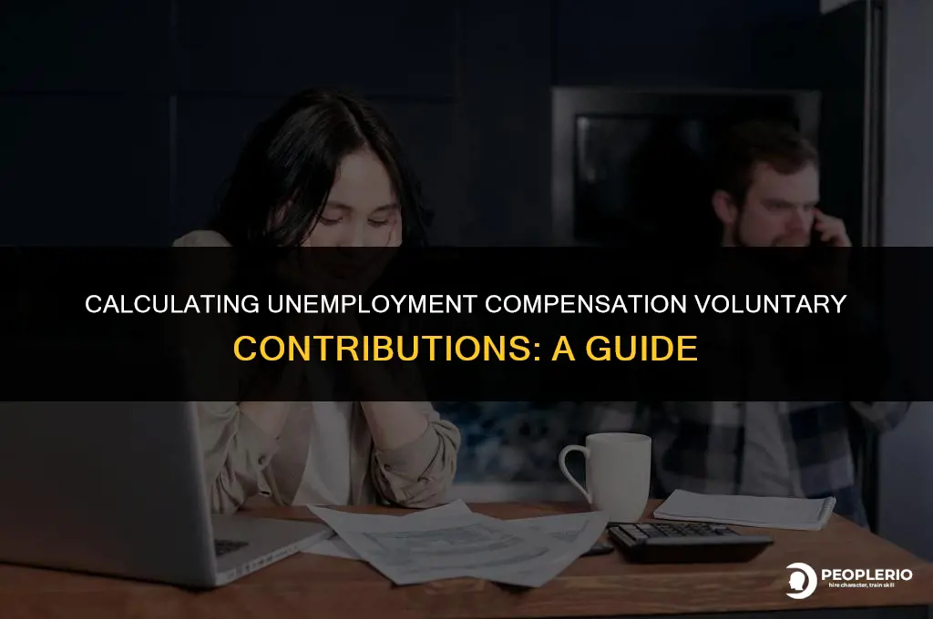how to calculate unemployment compensation voluntary contribution