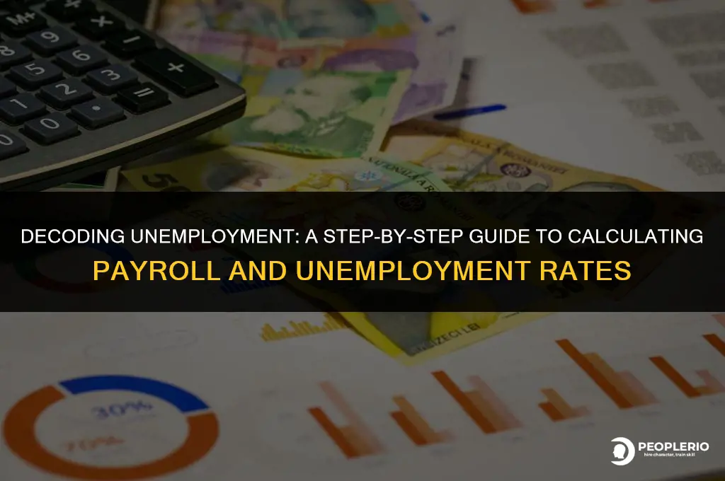 how to calculate unemployment rate or payroll