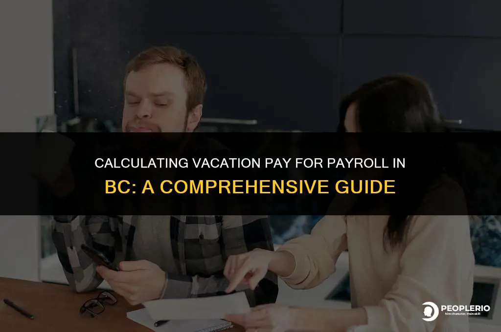 how to calculate vacation pay for payroll in bc