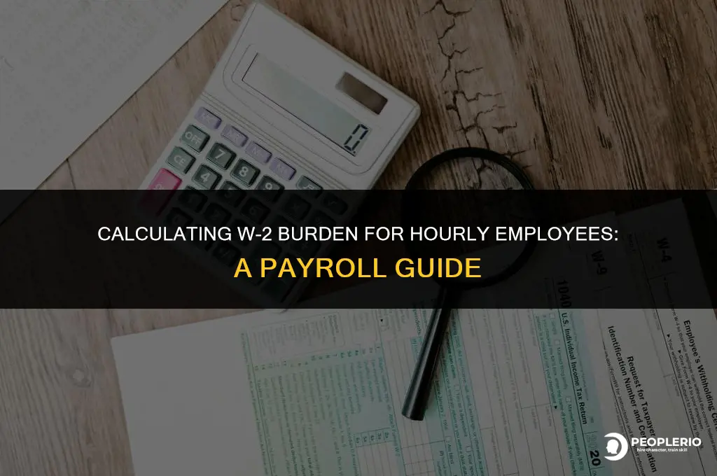 how to calculate w2 burden for hourly employees on payroll