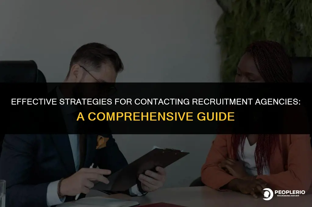 how to call recruitment agency