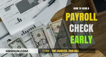Unlock Your Payday: A Guide to Cashing Payroll Checks Early