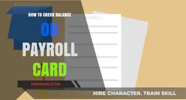 Mastering Your Finances: A Guide to Payroll Card Balance