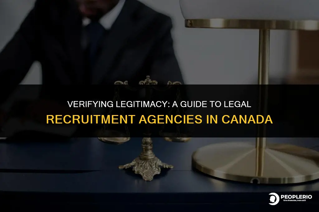 how to check if recruitment agency is legal in canada