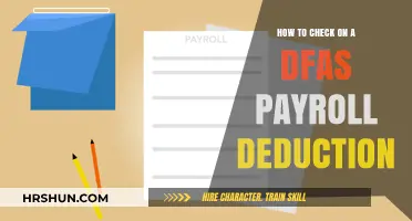 Verifying Your DFAS Payroll Deductions: A Step-by-Step Guide