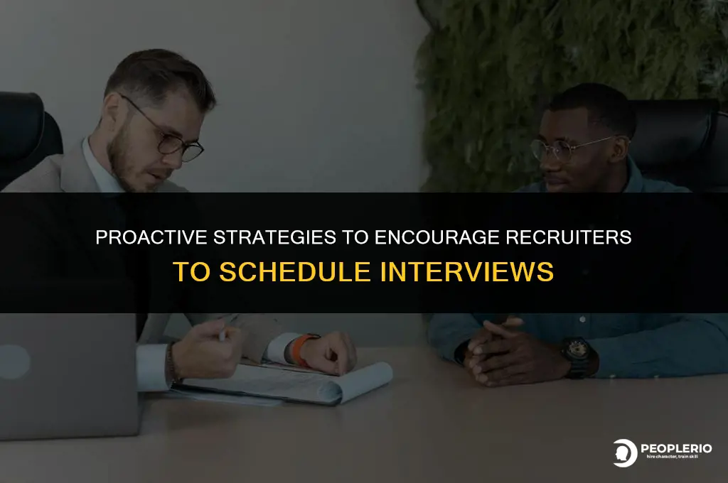 how to check on recruiter to asking for interview