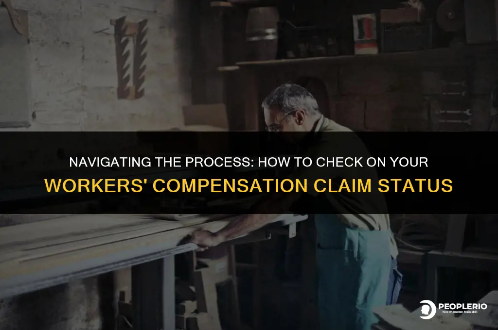how to check on status of workmans compensation claim