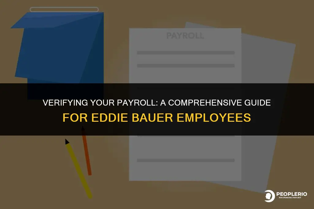how to check payroll eddie bauer