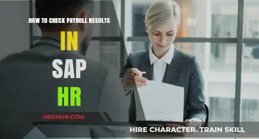 Efficiently Reviewing Payroll Results in SAP HR: A Step-by-Step Guide