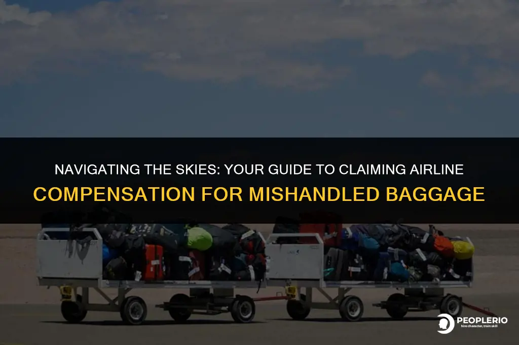 how to claim airline compensation for mishandled baggage
