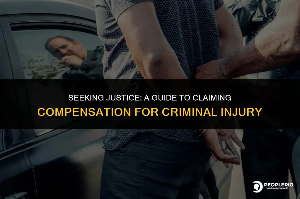 how to claim compensation for criminal injury