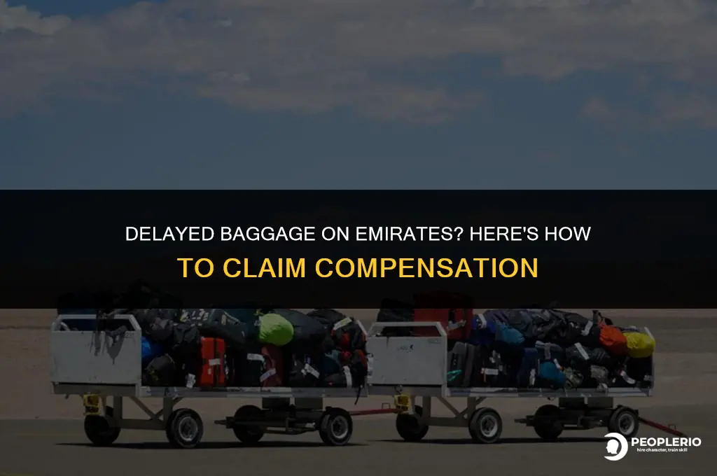 how to claim compensation for delayed baggage emirates