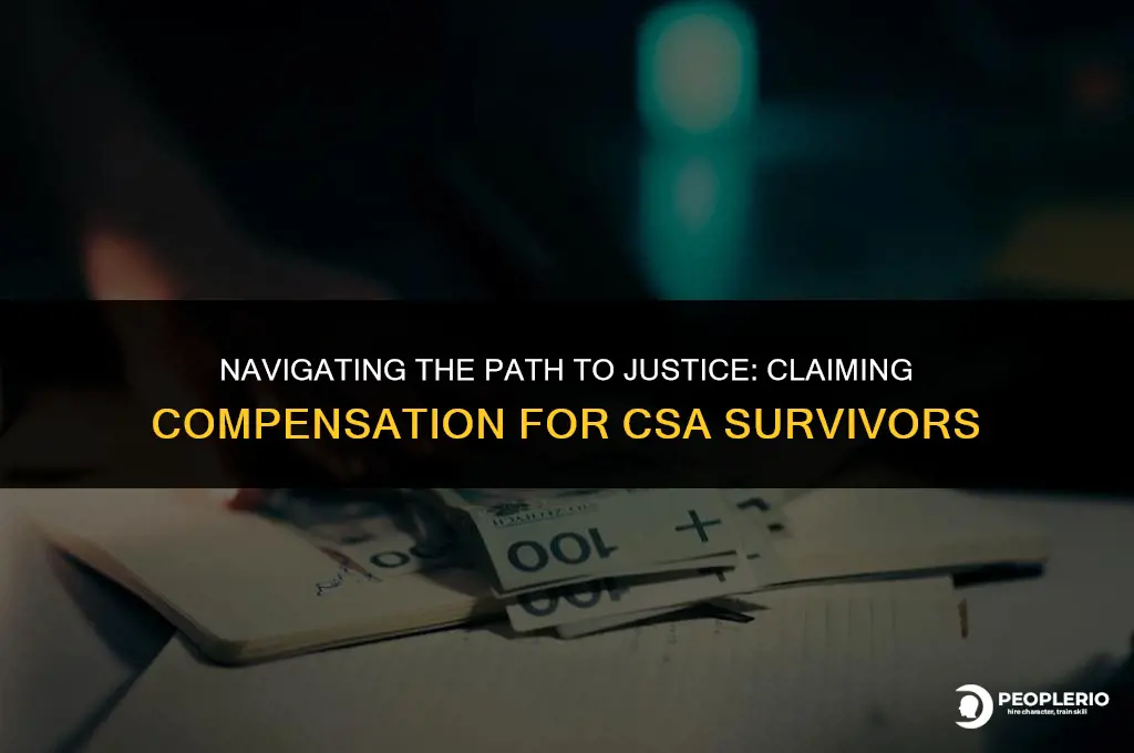how to claim compensation from csa