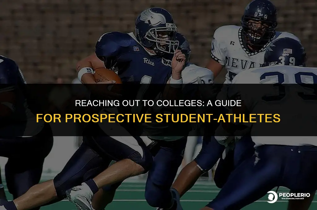 how to contact colleges about recruiting