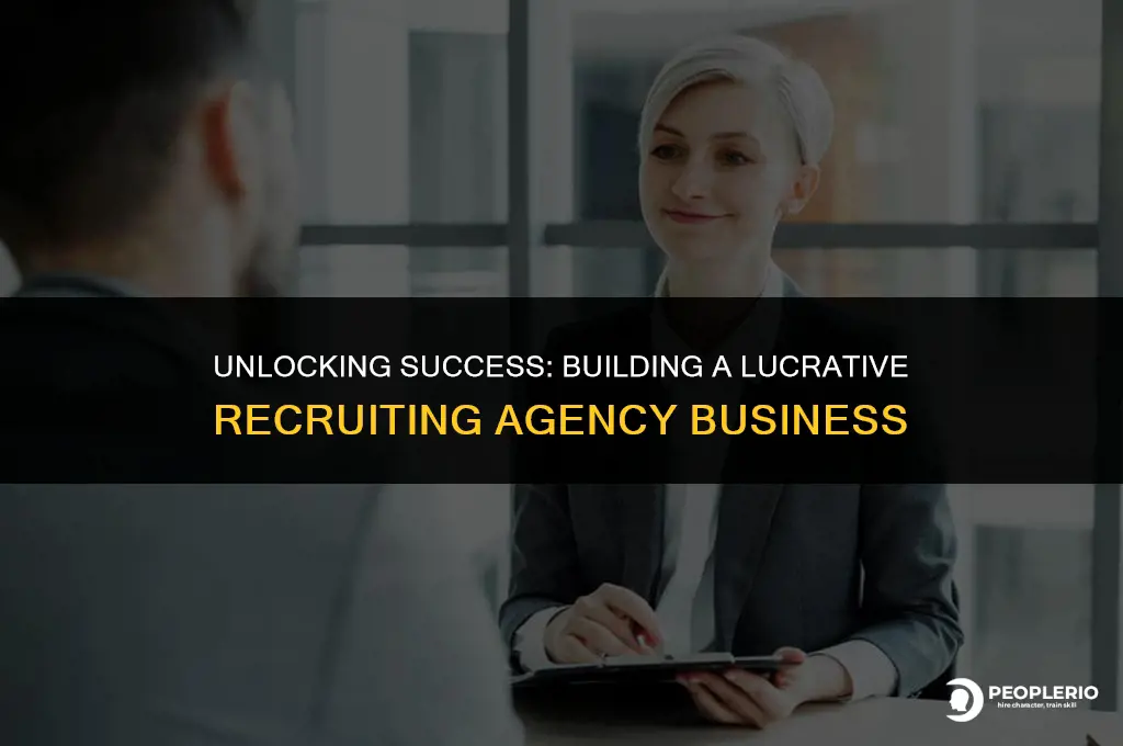 how to create a 6 figure income with recruiting agency