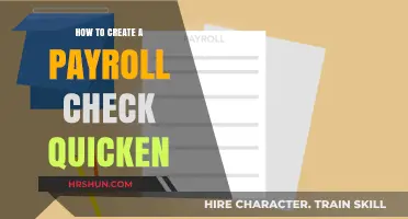 Effortless Payroll: A Step-by-Step Guide to Creating Checks in Quicken