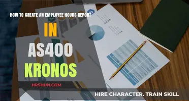 Efficiently Crafting Employee Hours Reports in AS400 Kronos