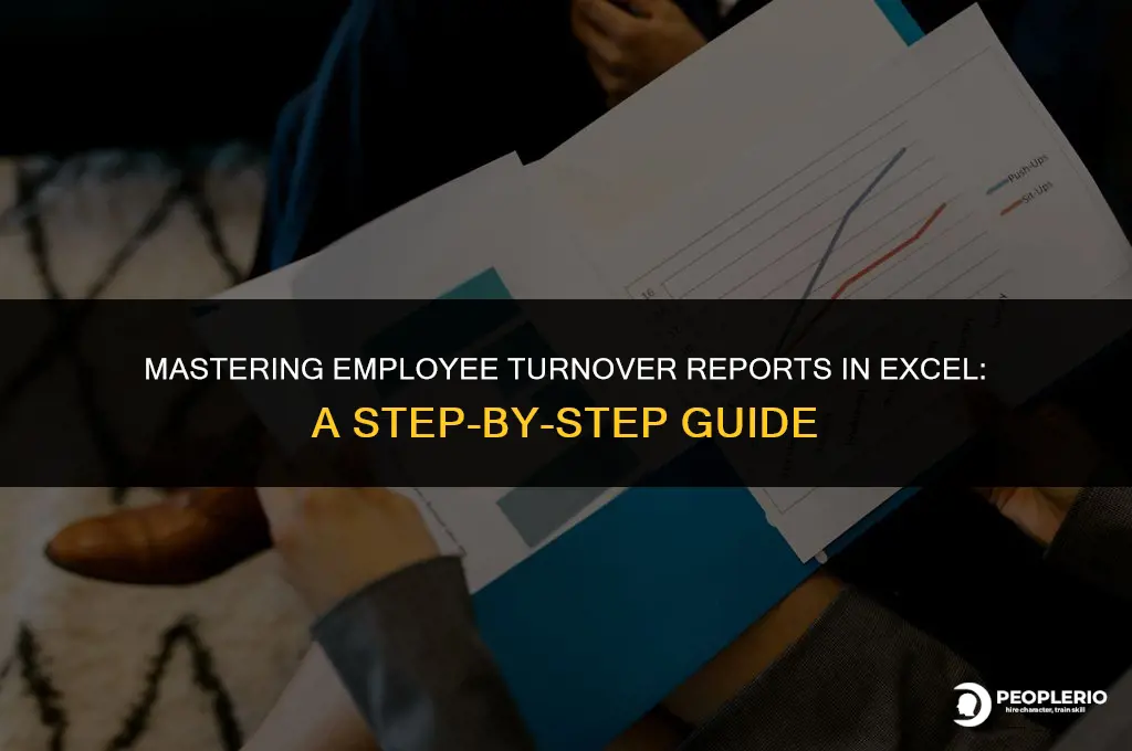 how to create an employee turnover report in excel