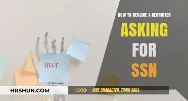 Protecting Your Privacy: How to Politely Decline a Recruiter's SSN Request