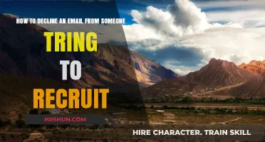 Politely Declining Recruitment Emails: A Professional Guide