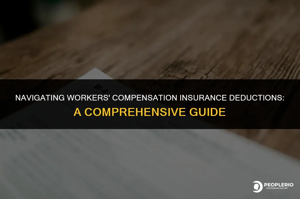 how to deduct workers compensation insurance