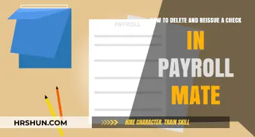 Efficiently Managing Payroll: Deleting and Reissuing Checks in Payroll Mate